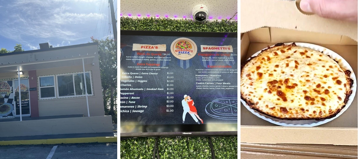 Qubanos Pizza Menu